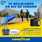 KIT VERANO GOODYEAR (QUITASOL + PARASOL + COOLER) - Imagen 2