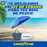 KIT VERANO GOODYEAR (QUITASOL + PARASOL + COOLER)