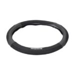 CUBRE VOLANTE NEGRO - GRIS MOMO - Imagen 3