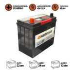 BATERÍA HANKOOK MF55B24RS 45AH 430CCA - Imagen 2