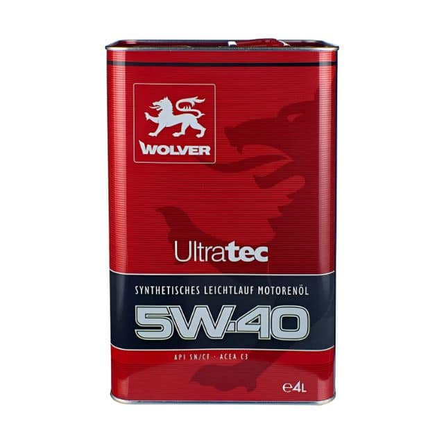 L-URR701962 ACEITE DE MOTOR 5W40 4LT ULTRATEC API SN CF ACEA C3 WOLVER - Imagen 1