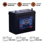 BATERÍA DGP MF55B24L 45AH 400CCA - Imagen 2