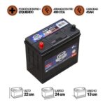BATERÍA DGP MF55B24R 45AH 400CCA - Imagen 2