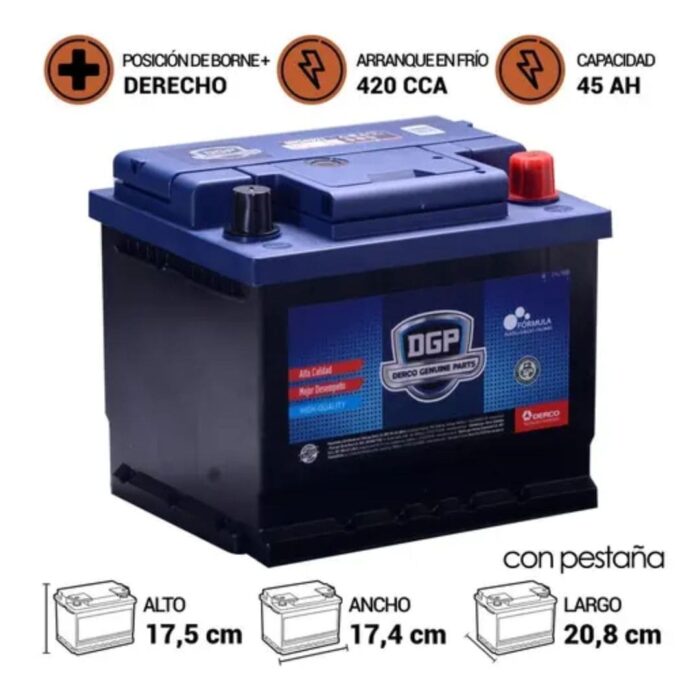 BATERÍA DGP MF54321 45AH 420CCA - Imagen 2
