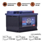 BATERÍA DGP MF55457 55AH 420CCA - Imagen 2