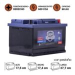 BATERÍA DGP MF56828 68AH 600CCA - Imagen 2