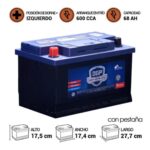 BATERÍA DGP MF56821 68AH 600CCA - Imagen 2