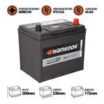 BATERÍA HANKOOK EFB START STOP Q85 90D23L 65AH 670CCA - Imagen 2