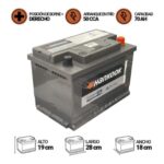 BATERÍA HANKOOK EFB START STOP LN3 57010 70AH 650CCA - Imagen 2