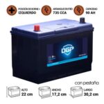 BATERÍA DGP MF105D31R 90AH 735CCA - Imagen 2