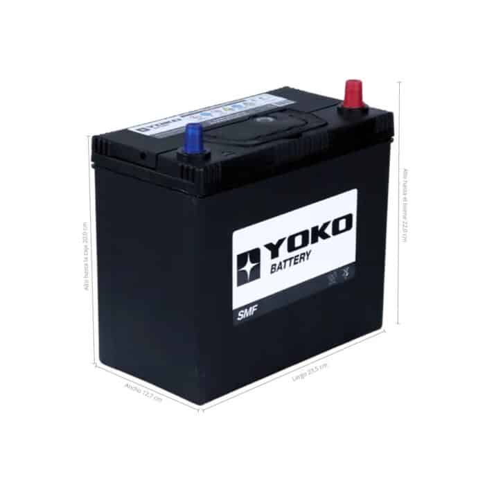 BATERÍA YOKO NX100S6L / 55B24L 45AH 430CCA - Imagen 2
