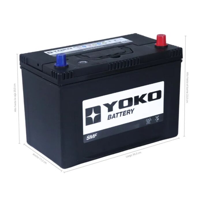 BATERÍA YOKO NX120-7L / 95D31L 80AH 700CCA - Imagen 2