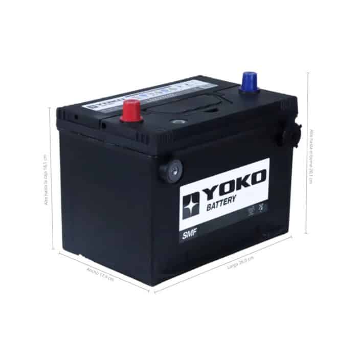 BATERÍA YOKO 78DT-760 75AH 750CCA - Imagen 2