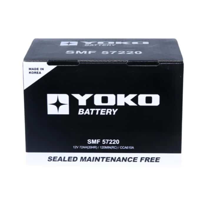 BATERÍA YOKO 57220 72AH 610CCA - Imagen 3