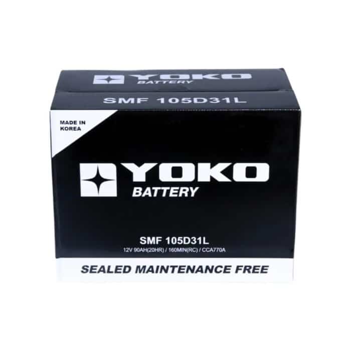 BATERÍA YOKO 105D31L 90AH 750CCA - Imagen 3