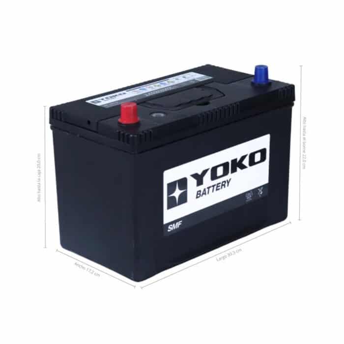 BATERÍA YOKO 105D31R 90AH 750CCA - Imagen 2