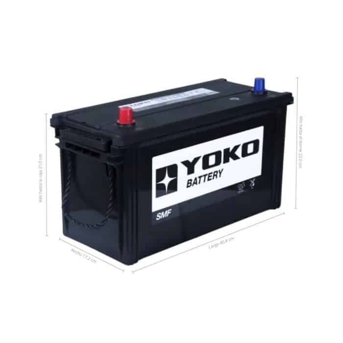 BATERÍA YOKO 95E41R / N100 100AH 830CCA - Imagen 2