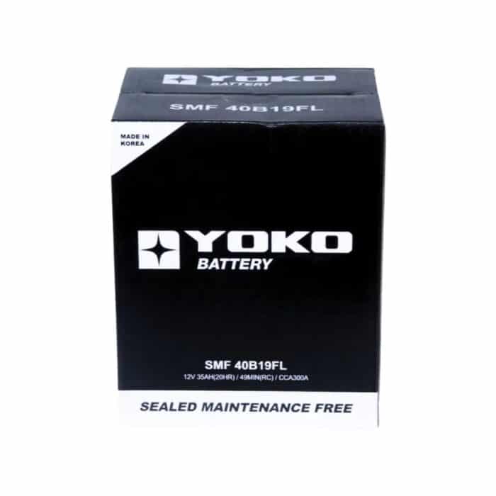 BATERÍA YOKO 40B19FL 35AH 330CCA - Imagen 3