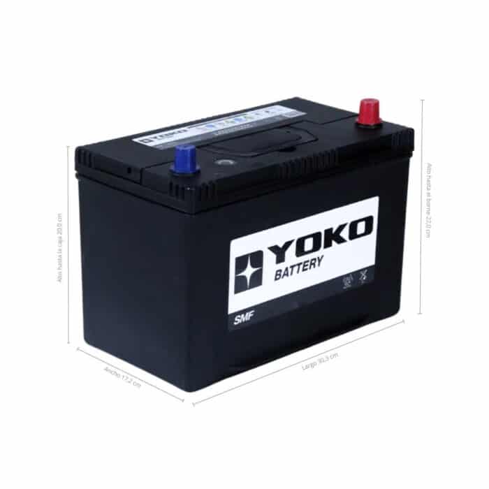 BATERÍA YOKO 115D31L 100AH 800CCA - Imagen 2