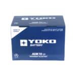 BATERÍA YOKO AGM START STOP L3 70AH 760CCA - Imagen 3