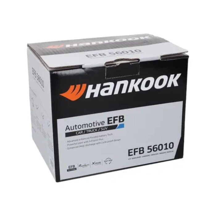 BATERÍA HANKOOK EFB START STOP LN2 56010 60AH 560CCA - Imagen 5